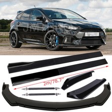 For Ford Focus Rs St Se Front Bumper Lip Body Kit Spoiler Side Skirt Rear Lip