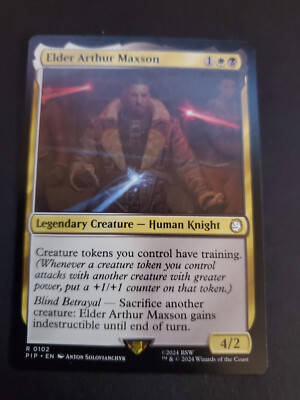 x1 Elder Arthur Maxson R MTG Universes Beyond: Fallout M/NM, English