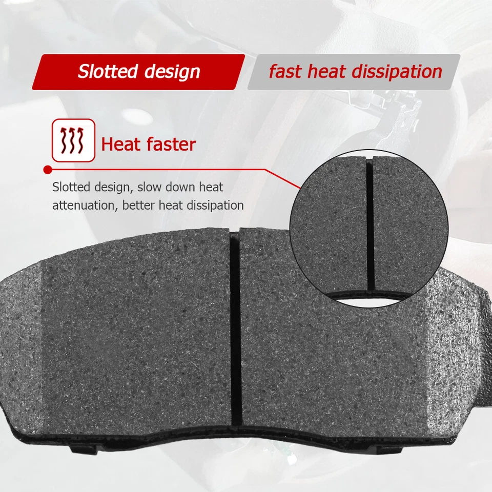 Front or Rear Ceramic Brake Pads for Chevrolet Express 3500 4500 GMC Savana 3500 - Image 3 of 4