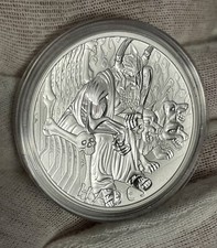 2021 Tuvalu Gods Of Olympus Hades 1 oz Silver Coin BU 89.00 per troy oz