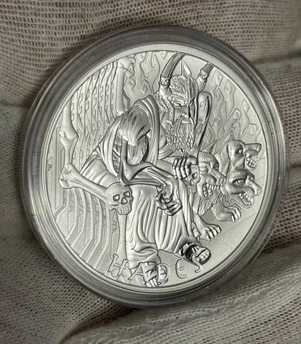 2021 Tuvalu Gods Of Olympus Hades 1 oz Silver Coin BU