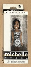 Jailbreak Collective Michelle Obama Action Figure Black/ White Dress 2009 New