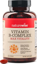 Vitamin B Complex for Women and Men - with Folic Acid Biotin B1 B2 B3 B6 B12 ...