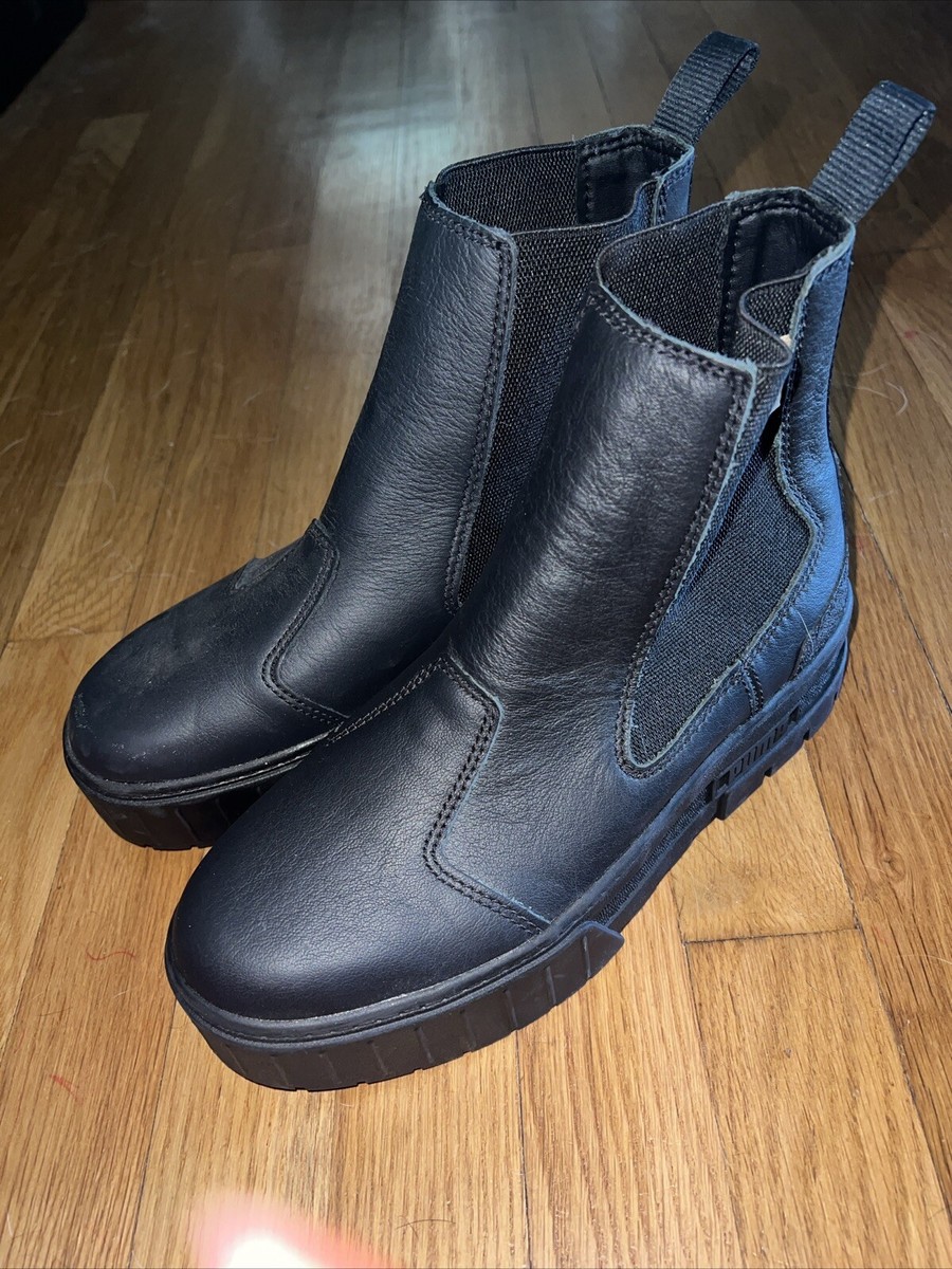 新品　PUMA MAYZE CHELSEA INFUSE Wn's 22.0 Puma Mayze Leather Chelsea Boots Black – Dolls Kill