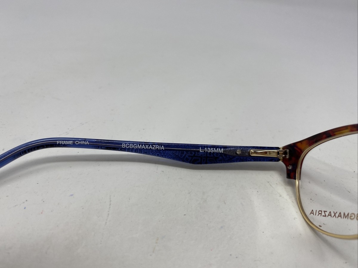 BCBGMAXAZRIA BRUNA RED MULTI 50-17-135 Plastic Full Rim  display picture 2