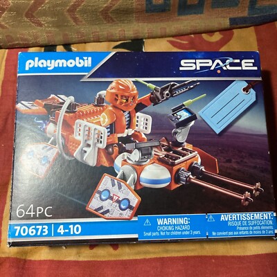 PLAYMOBIL 70673 Geschenkset Pilot und Speed   Shuttle 4 bis 10 Jahre 