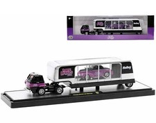 M2 Machines Auto Haulers Purple Hornies 1970 Dodge L600 Coe 1941 Willys Coupe M2 Machines Auto Haulers Purple Hornies 1970 Dodge L600 Coe 1941 Willys Coupe