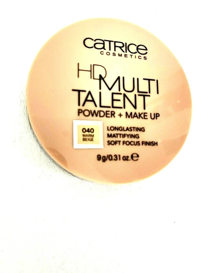 Catrice Cosmetics HD мультиталентная пудра для лица матовый макияж 040 теплый бежевый - Изображение 2 из 3