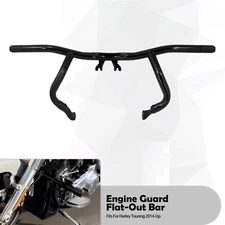 Flat-out Front Engine Guard Crash Bar For Harley Touring Electra Gilde 2014-2025