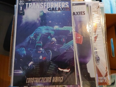 IDW Transformers Galaxies 1,2b,3,4,5,6,7b,9,10,11b,12