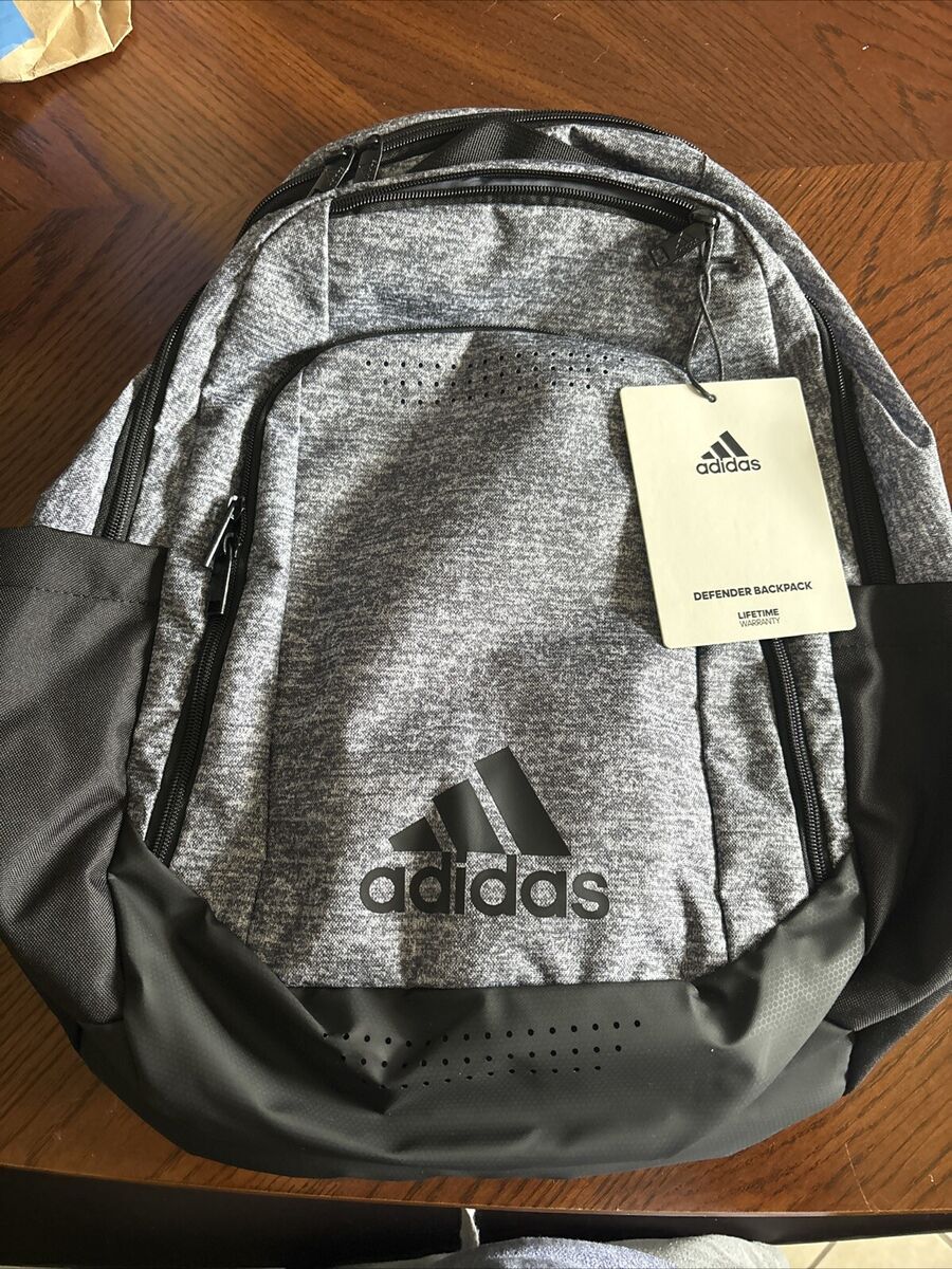 Adidas Defender Team Sports Backpack, Jersey Onix Grey/black Adidas Defender Team Sports Backpack, Jersey Onix Grey/black