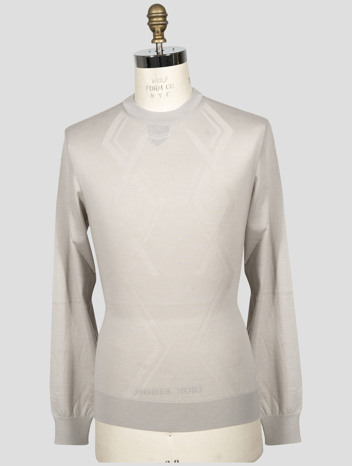 НОВЫЙ СЕРЫЙ КАШЕМИРОВЫЙ СВИТЕР FIORONI С КРУГЛЫМ ВЫРЕЗОМ ГОРЛОВИНЫ 40 ДОЛЛАРОВ США - 50 ЕВРО 630 ДОЛЛАРОВ США 56590₽