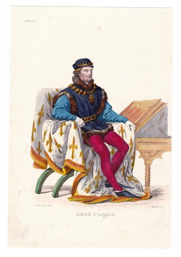 René Ier D'Anjou Duc De Bar René De Sicile Roi Titulaire De Jérusalem 1835