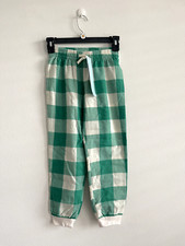 Cat  Jack Kids Boys Green Plaid Pajama Pants Flame Resistant Small 6/6X 