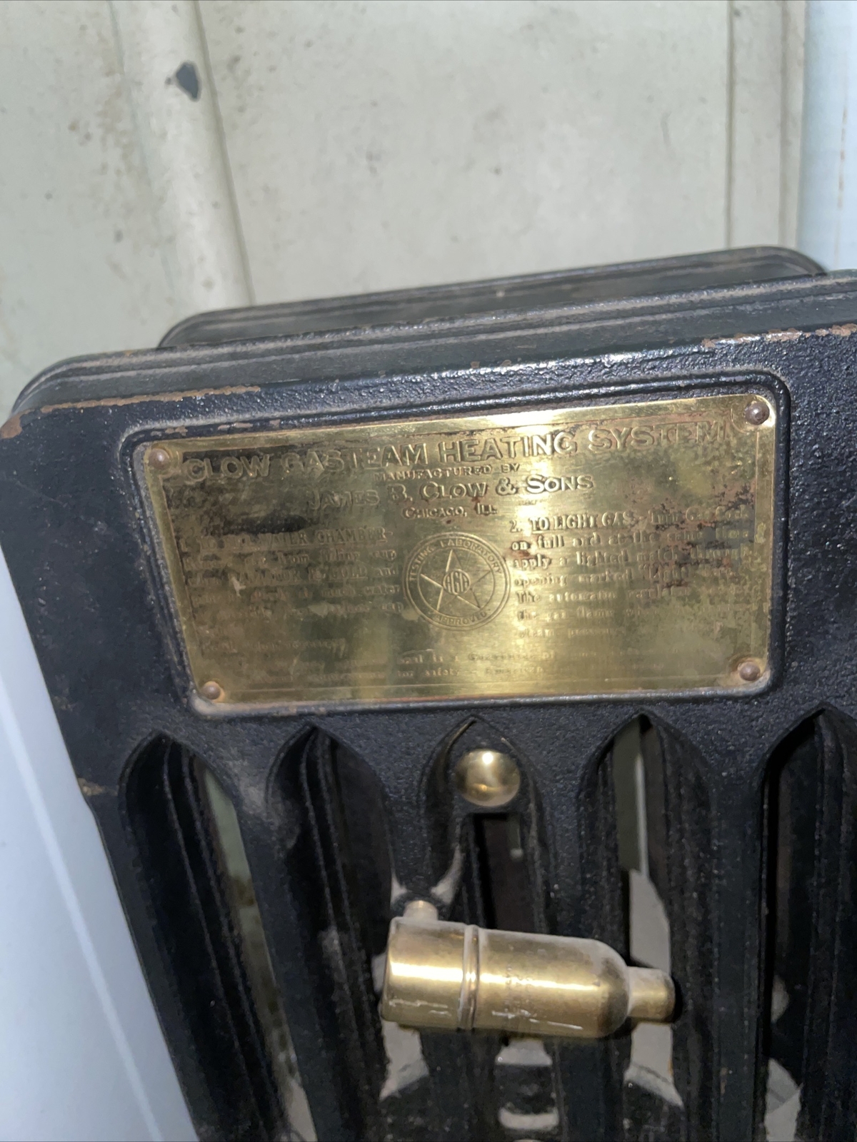 Clow Gasteam Antique Cast-Iron Radiator | eBay