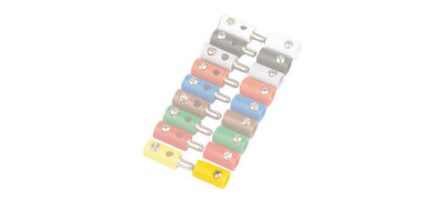 BRAWA 3041 female plug yellow mm 2.5 (pack of 10 pieces)