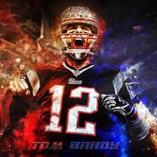 Tom Brady Poster Wall Art Home Decor Photo Prints 16x16, 20x20, 24x24"