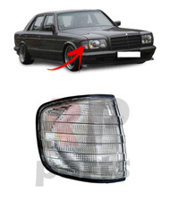 Für MB S W126 80-91 Vorne FENDER Repeater Blinker Verdunkelt Weiß Rechts Für MB S W126 80-91 Vorne FENDER Repeater Blinker Verdunkelt Weiß Rechts