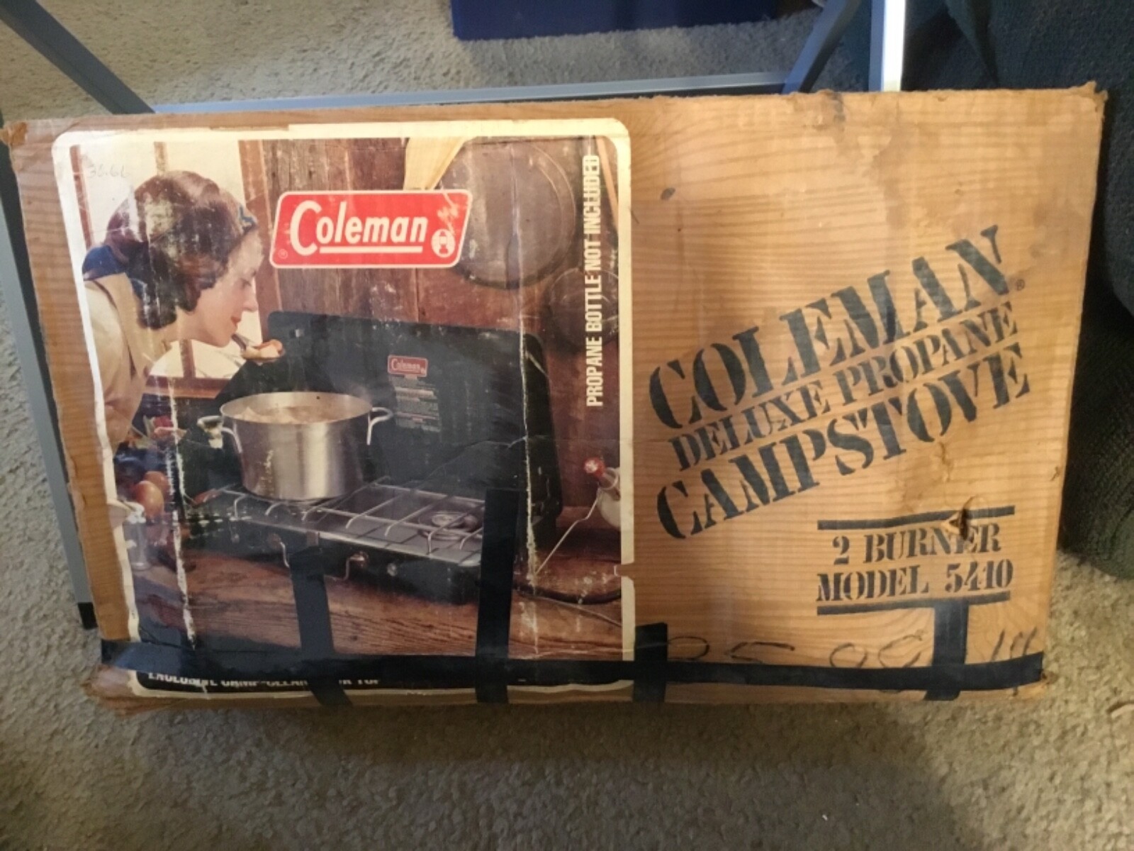 Vintage Coleman 2 Burner Propane Camp Stove Model 5410A700 eBay
