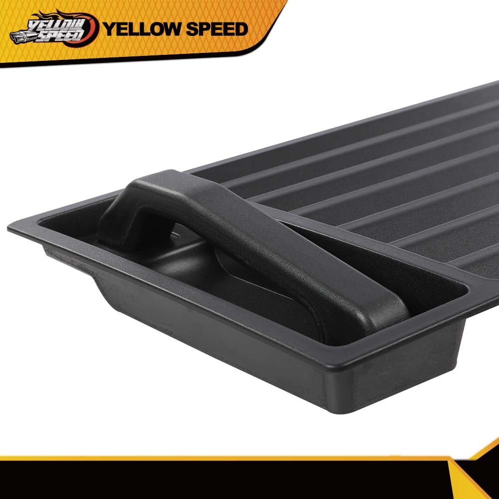 Fit For 20032007 Hummer H2 Black Hood Grille W Handles Hood Vent Gm