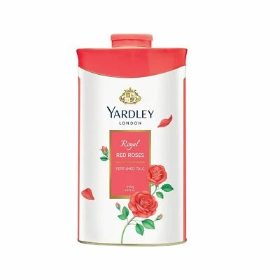 Talc parfumé Yardley London Royal Red Rose pour femme 250 g livraison gratuite - Photo 1/4