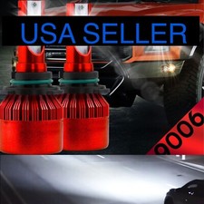 2 9006 Led Headlight Bulbs For Toyota Camry 2000-2006 Replacement Low Beam Light