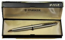 "Parker" "45" Flighter DeLuxe Gold tassie&GT  c.1971's "F" Gold nib Fountain pen