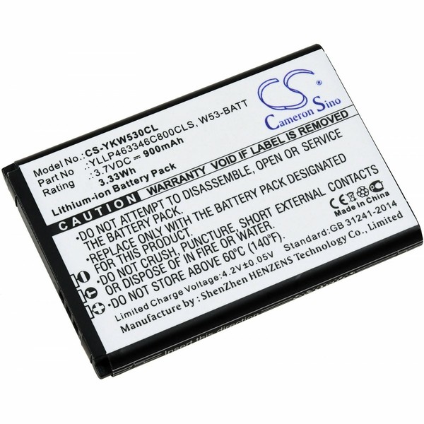 Akku FüR Schnurlos-Ip-Telefon Yealink W53, W53P, W53H 3,7V 900Mah/3,3Wh Li-Ion S-image
