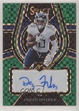 2021 Panini Select Rookie Signatures Green Prizm 2/5 Dez Fitzpatrick Auto 0r5h