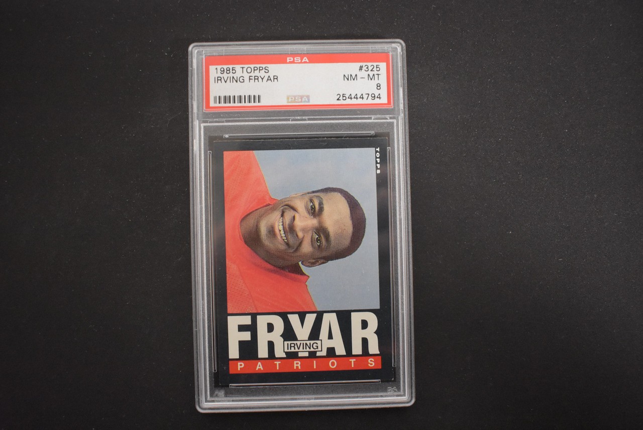 Irving Fryar 1985 Topps #325 New England Patriots Rookie Card PSA 8 NM-MT
