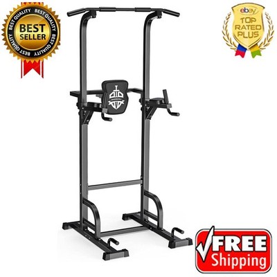 Power Tower Pull Up Dip Station Assistive Trainer Multi-Function Home Gym Fitnes