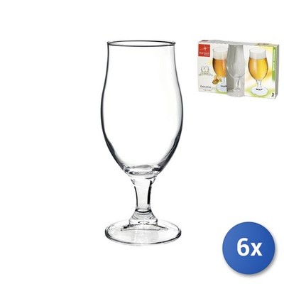6x Packungen Bormioli Rocco Mit 3 Biergläsern Modell Executive Aus Glas