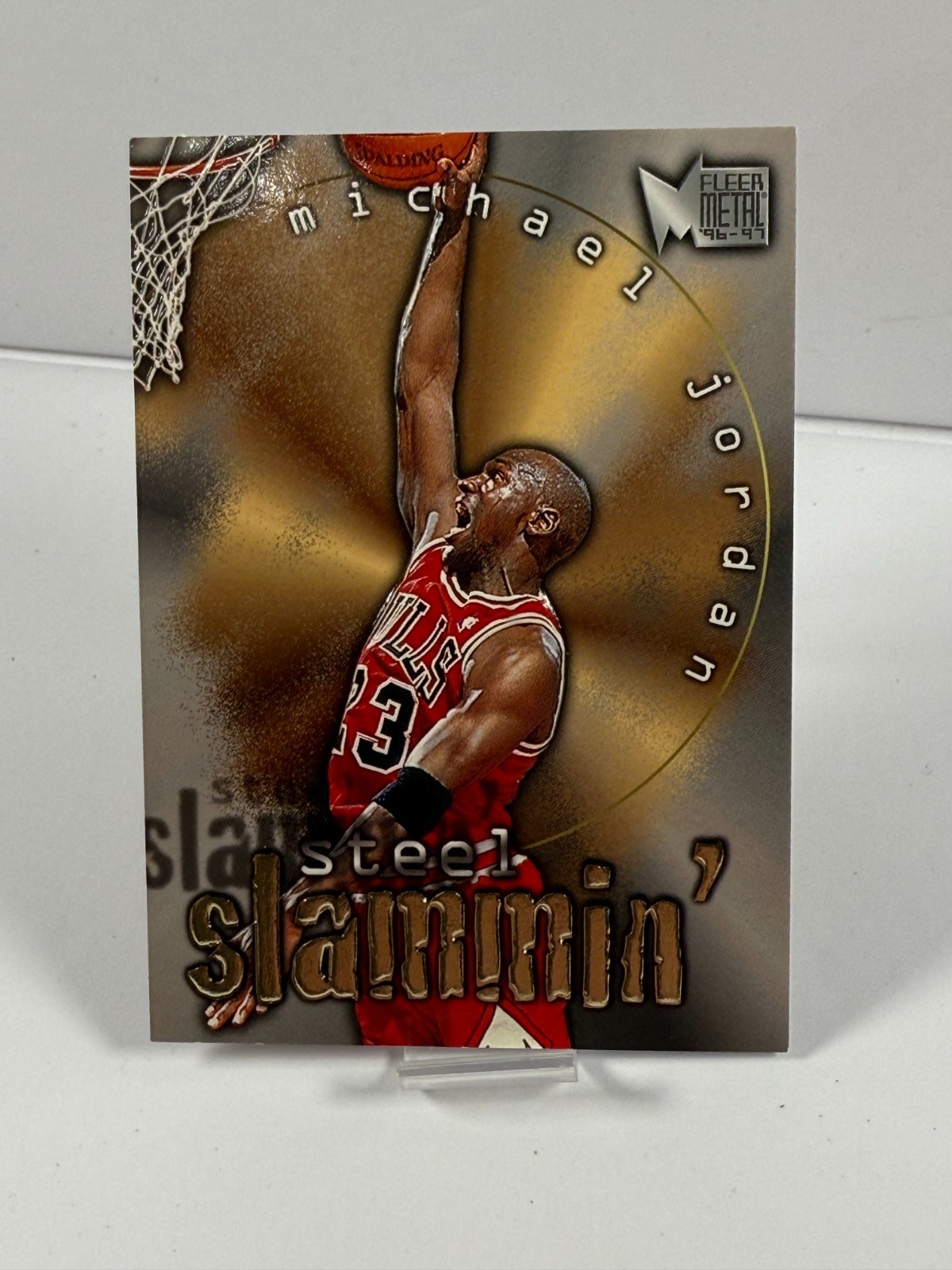 1996-97 Fleer Metal - Steel Slammin' Michael Jordan #6