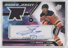 2020-21 SPx Rookie Auto Jersey Tier 1 226/375 Tyler Benson #TB Auto 1p1a