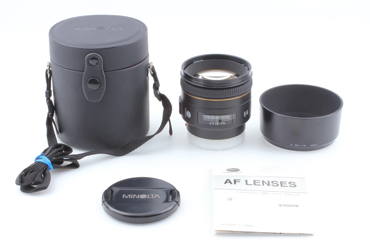 Minolta f/1.4 Lenses 85mm Focal for sale | eBay