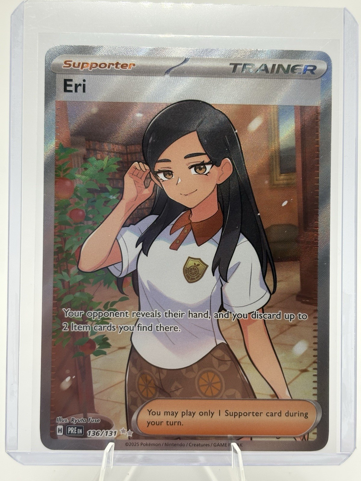 Eri 136/131 Prismatic Evolutions Holo Ultra Rare Pokemon Card TCG English NM