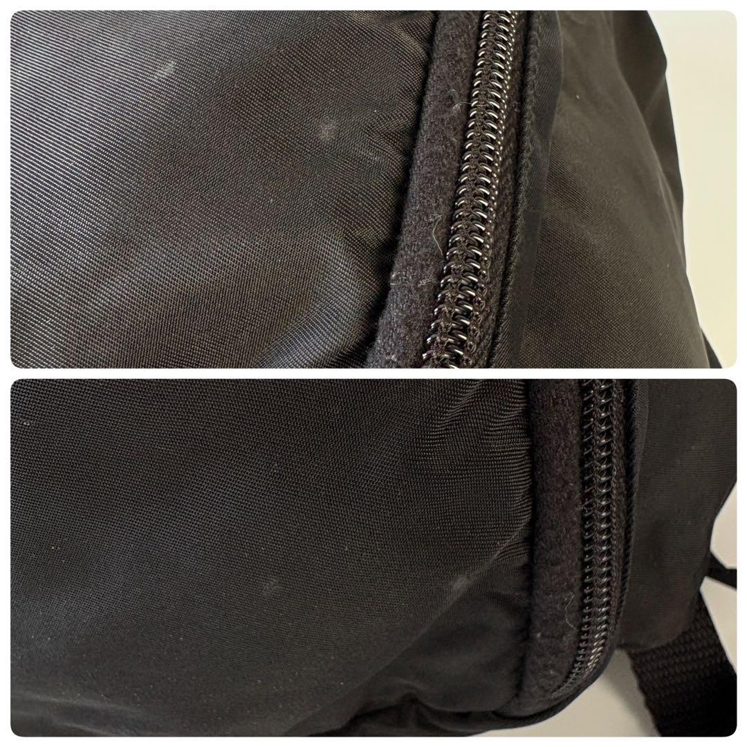 PRADA Tessuto Triangle Logo Black Backpack Daypack - image 8