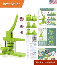 Button Maker with Interchangeable Sizes   Perfect for Gifts  Events