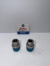 Lot of 2 Swagelok SS-1210-1-16 3/4” Compression x 1” MNPT SS Adapter