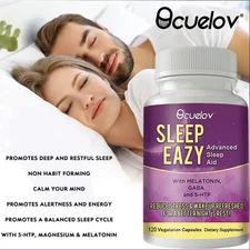 Advanced Sleep Aid 100 mg Magnesium L-Theanine Sleep Plant Capsules 30/60/120