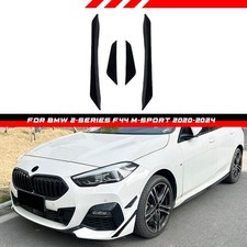 Front Sto�stange Seitenteile Flaps Glanz Schwarz F�r BMW 2er F44 M-Sport 20�24