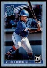 Willie Calhoun 2018 Donruss Optic #40 Rangers MLB READ FREE SHIP AutographDen