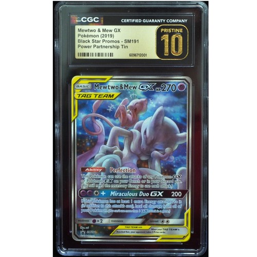 Mewtwo & Mew-GX graded CGC 10 for sale on eBay