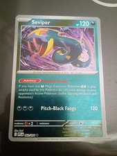 Seviper Uncommon ME02: Phantasmal Flames 062/094 NM Pokemon Card Reverse Holo