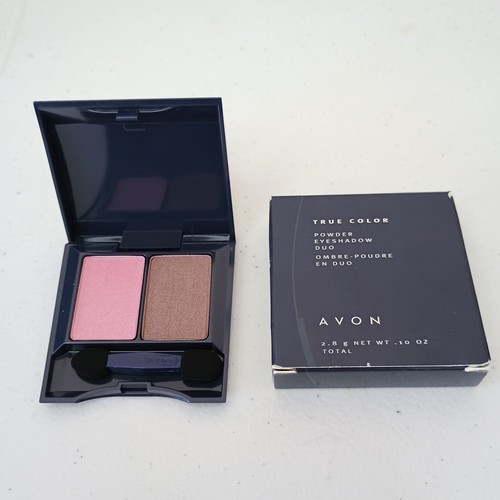 NOS 2000 Avon True Color Powder Eyeshadow Smokey Rose Duo 2.8g .10 Oz