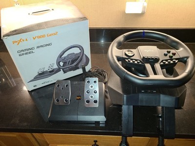 PXN V900 GEN 2 Gaming Steering Wheel - 270/900° Race With Pedal for PC Xbox PS4