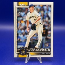 2026 Topps Series 1 Jacob Misiorowski #10 Rookie RC Milwaukee Brewers