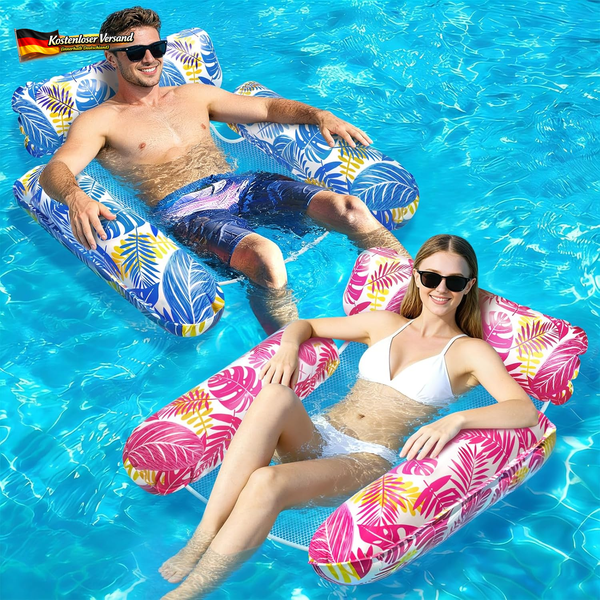Multifunktionale Aufblasbare WasserhäNgematte FüR Erwachsene Kinder Pool Strand-image