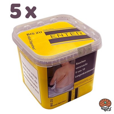 ENTER Volumentabak Box 5x 250g Zigarettentabak / Stopftabak