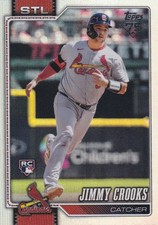 2026 Topps #73 Jimmy Crooks Topps Foil Pattern St. Louis Cardinals